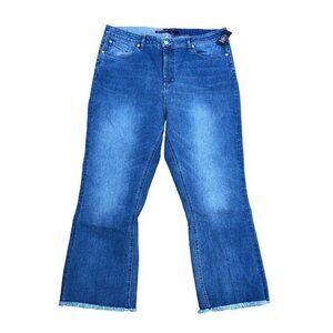 VOLCOM JEANS Skinny Fit Women's 18 NWT Jeans Blue Stoney Kick Flare Pant…​​